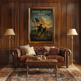 Spanish-American War 1898 Historical Poster PosterGoat
