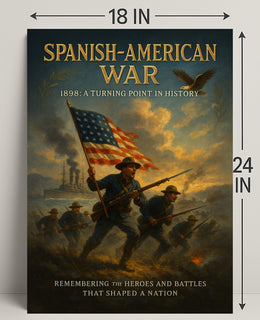 Spanish-American War 1898 Historical Poster PosterGoat