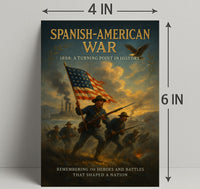 Spanish-American War 1898 Historical Poster PosterGoat