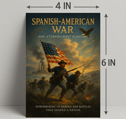 Spanish-American War 1898 Historical Poster PosterGoat
