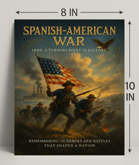 Spanish-American War 1898 Historical Poster PosterGoat