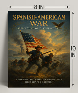 Spanish-American War 1898 Historical Poster PosterGoat