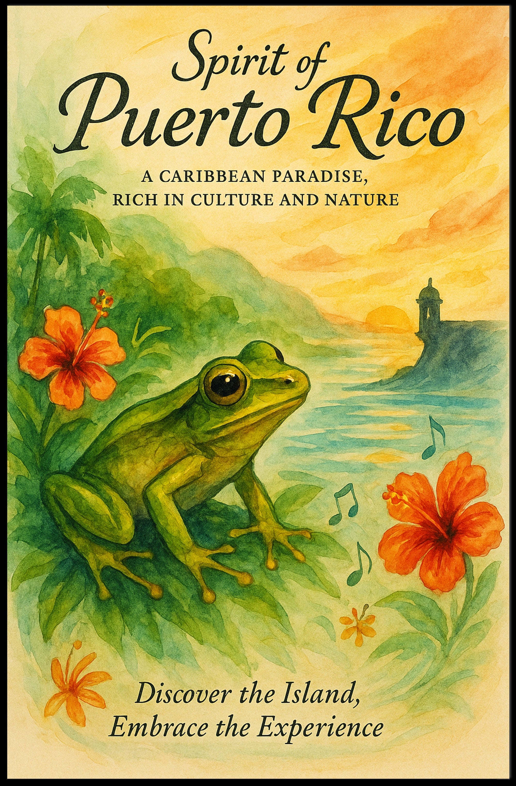 Spirit Of Puerto Rico Poster PosterGoat