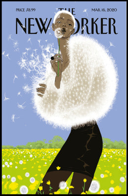 Spring Vibes Bright Dandelion Scene Artistic Poster PosterGoat