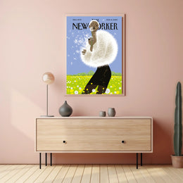 Spring Vibes Bright Dandelion Scene Artistic Poster PosterGoat