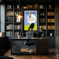 Spring Vibes Bright Dandelion Scene Artistic Poster PosterGoat