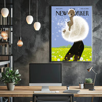 Spring Vibes Bright Dandelion Scene Artistic Poster PosterGoat