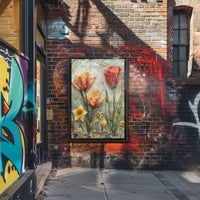 Springtime Flowers Artistic Collage Abstract, Artistic, or Pop Culture Poster PosterGoat