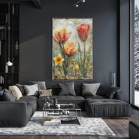 Springtime Flowers Artistic Collage Abstract, Artistic, or Pop Culture Poster PosterGoat