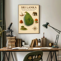 Sri Lanka The Pearl Of The Indian Poster PosterGoat