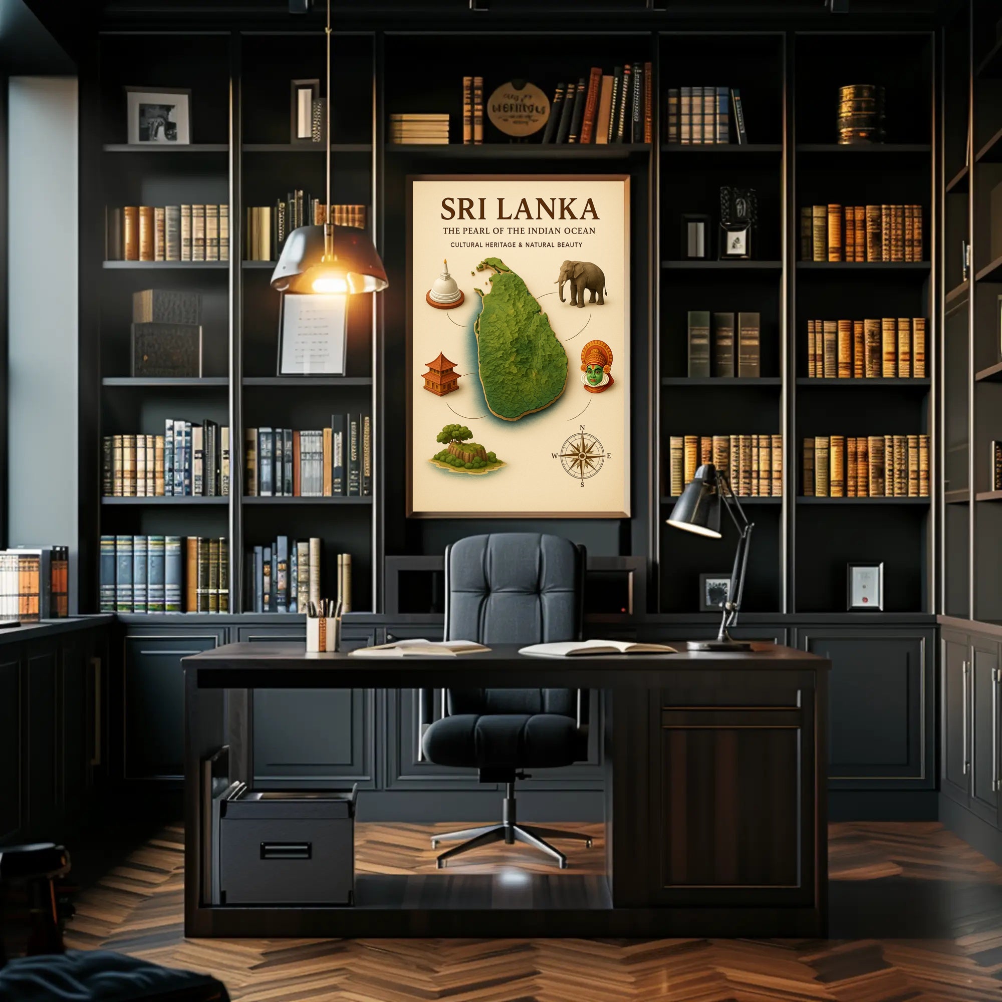 Sri Lanka The Pearl Of The Indian Poster PosterGoat