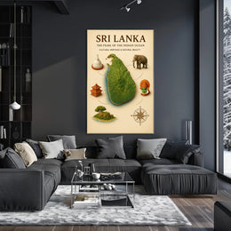 Sri Lanka The Pearl Of The Indian Poster PosterGoat