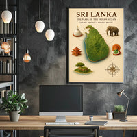 Sri Lanka The Pearl Of The Indian Poster PosterGoat