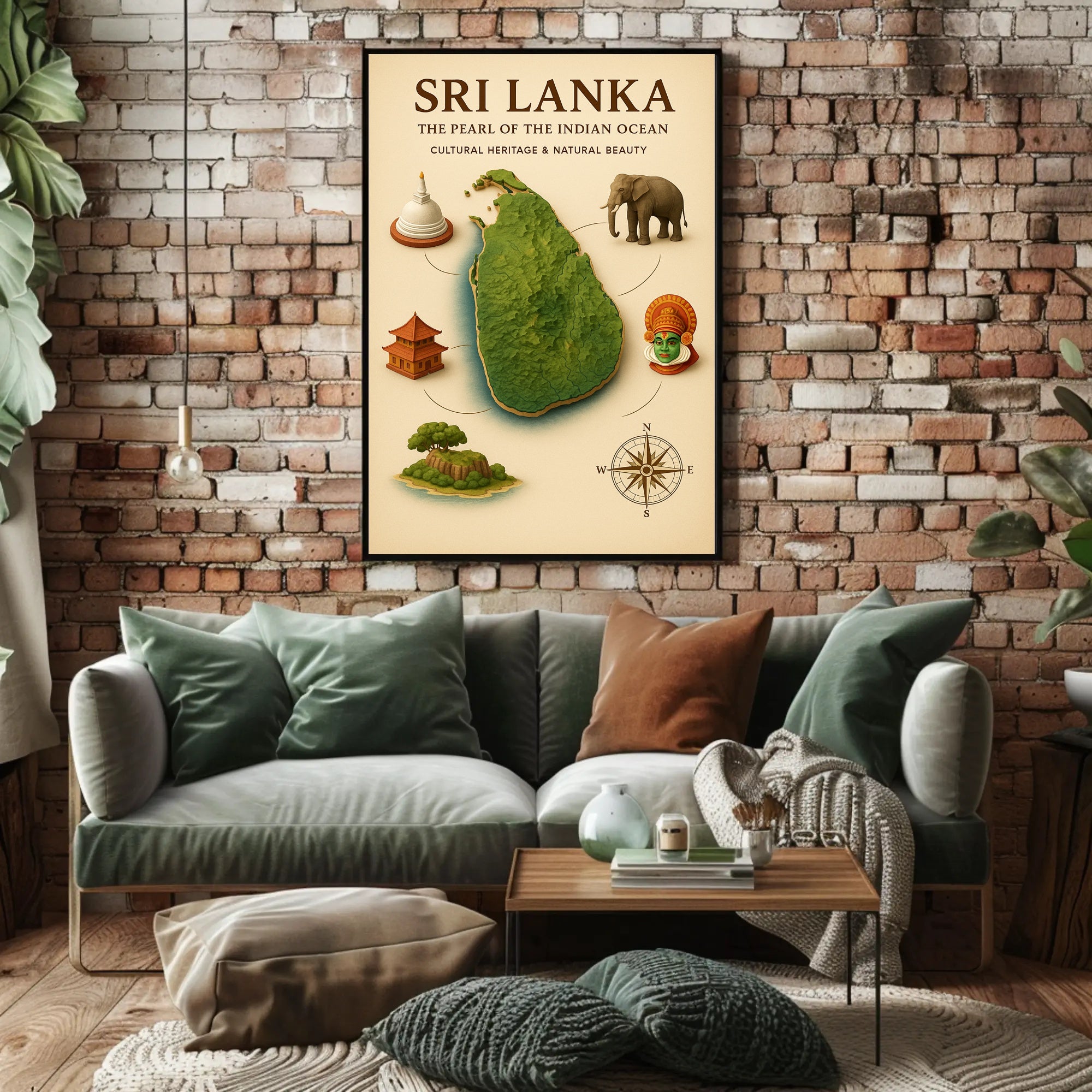 Sri Lanka The Pearl Of The Indian Poster PosterGoat
