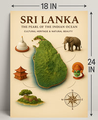 Sri Lanka The Pearl Of The Indian Poster PosterGoat