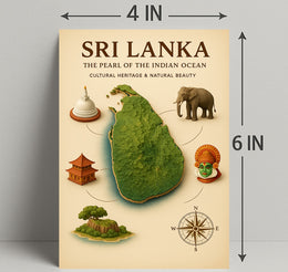 Sri Lanka The Pearl Of The Indian Poster PosterGoat