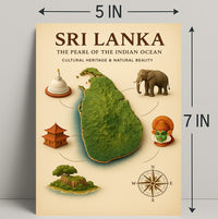 Sri Lanka The Pearl Of The Indian Poster PosterGoat