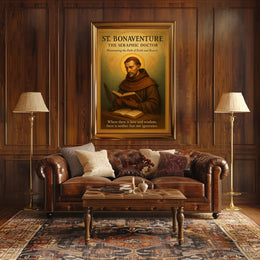 St. Bonaventure The Seraphic Doctor Poster PosterGoat