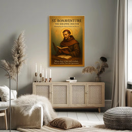St. Bonaventure The Seraphic Doctor Poster PosterGoat