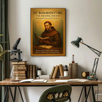 St. Bonaventure The Seraphic Doctor Poster PosterGoat