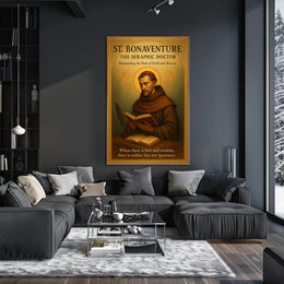 St. Bonaventure The Seraphic Doctor Poster PosterGoat
