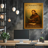 St. Bonaventure The Seraphic Doctor Poster PosterGoat