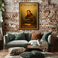 St. Bonaventure The Seraphic Doctor Poster PosterGoat