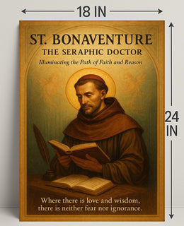 St. Bonaventure The Seraphic Doctor Poster PosterGoat