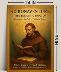 St. Bonaventure The Seraphic Doctor Poster PosterGoat