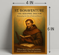 St. Bonaventure The Seraphic Doctor Poster PosterGoat