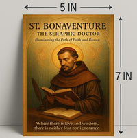 St. Bonaventure The Seraphic Doctor Poster PosterGoat