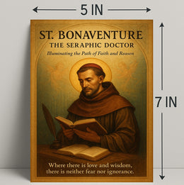 St. Bonaventure The Seraphic Doctor Poster PosterGoat