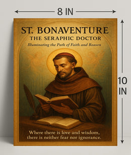 St. Bonaventure The Seraphic Doctor Poster PosterGoat