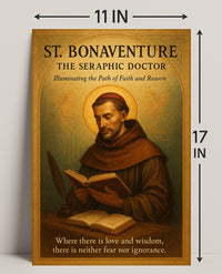 St. Bonaventure The Seraphic Doctor Poster PosterGoat