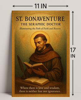 St. Bonaventure The Seraphic Doctor Poster PosterGoat