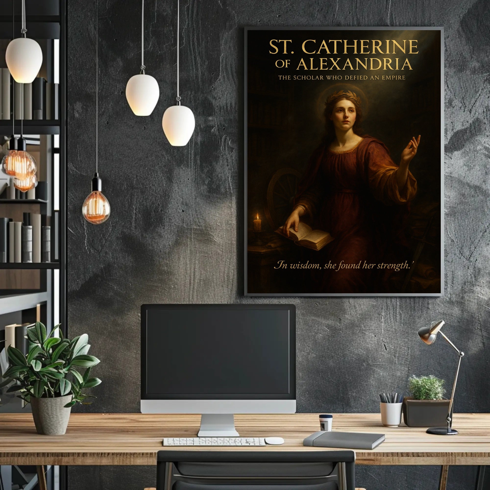 St. Catherine Of Alexandria Poster PosterGoat