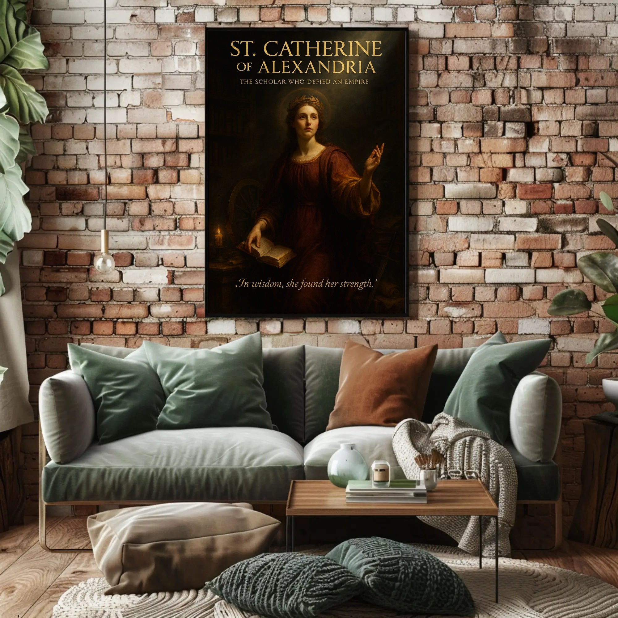 St. Catherine Of Alexandria Poster PosterGoat