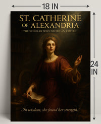 St. Catherine Of Alexandria Poster PosterGoat