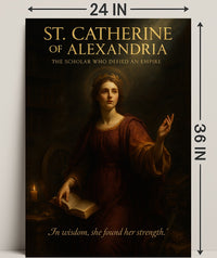 St. Catherine Of Alexandria Poster PosterGoat