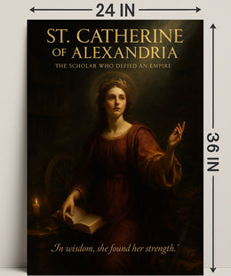 St. Catherine Of Alexandria Poster PosterGoat