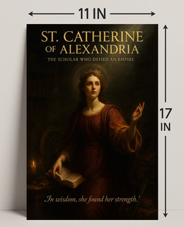 St. Catherine Of Alexandria Poster PosterGoat