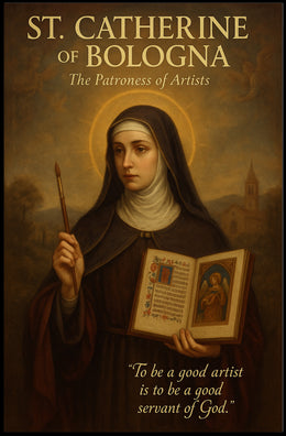 St. Catherine Of Bologna The Patroness Poster PosterGoat