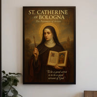 St. Catherine Of Bologna The Patroness Poster PosterGoat