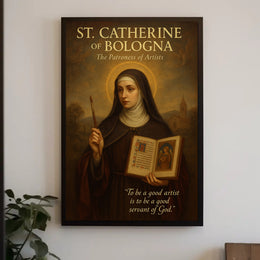 St. Catherine Of Bologna The Patroness Poster PosterGoat