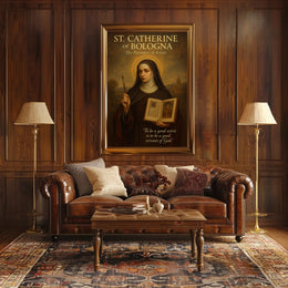 St. Catherine Of Bologna The Patroness Poster PosterGoat
