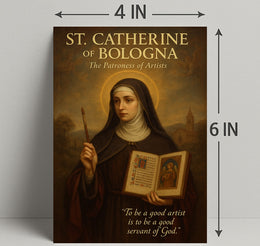 St. Catherine Of Bologna The Patroness Poster PosterGoat