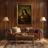 St. Clare Of Assisi Light Of Faith Poster PosterGoat
