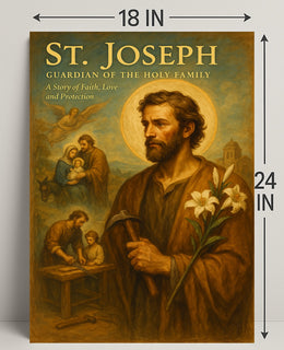 St. Joseph Guardian Of The Holy Family Poster PosterGoat