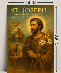 St. Joseph Guardian Of The Holy Family Poster PosterGoat