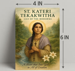 St. Kateri Tekakwitha Lily of the Mohawks Poster PosterGoat
